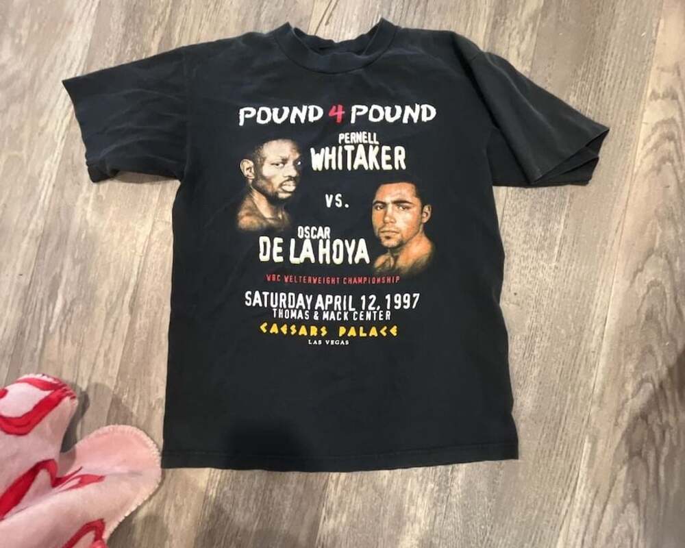 Caesars Palace Whitaker vs De La Hoya 1997 T-Shirt Size M